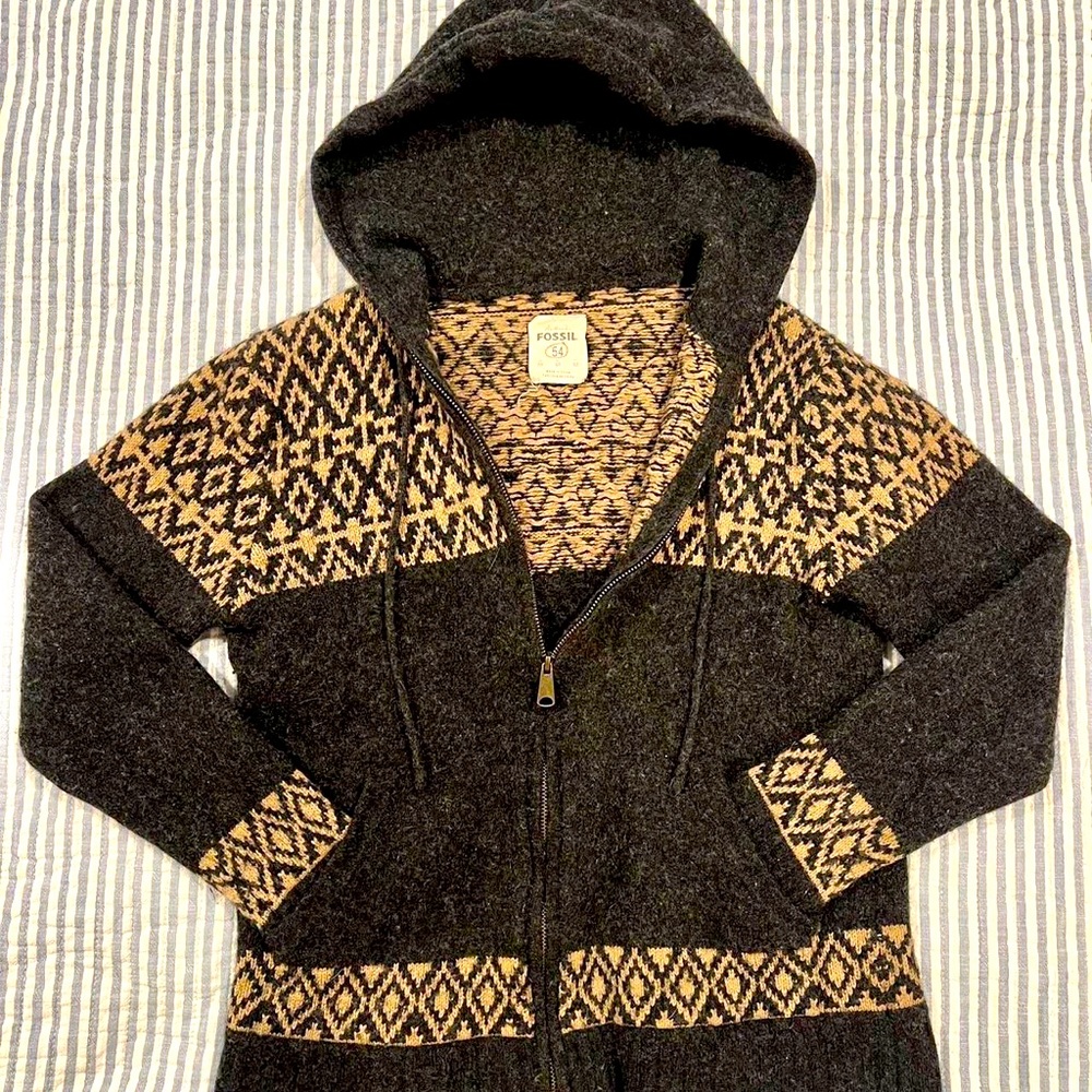 Vintage Fossil Sweater! - Medium